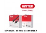 CÁP HDMI V1.4 4K &3D HIỆU UNITEK YC142M - DÀI 10M